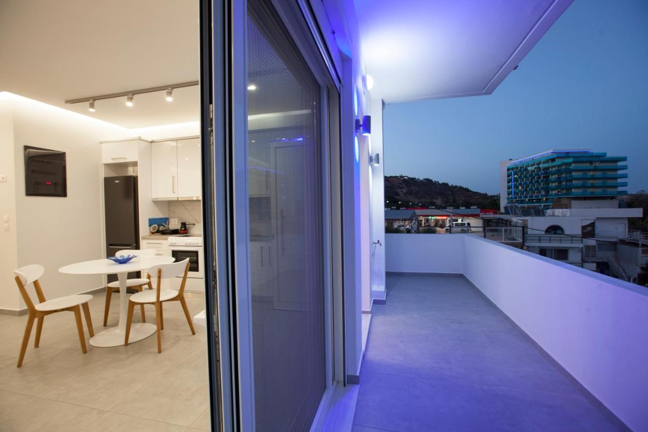 The Azure Blue Apt Faliraki Exteriör bild